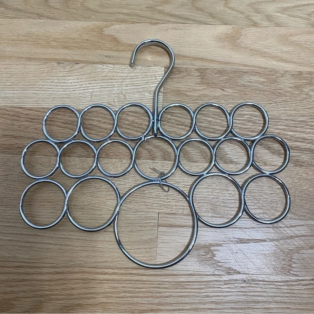 Metal Scarf Holder Hanger Circle Closet